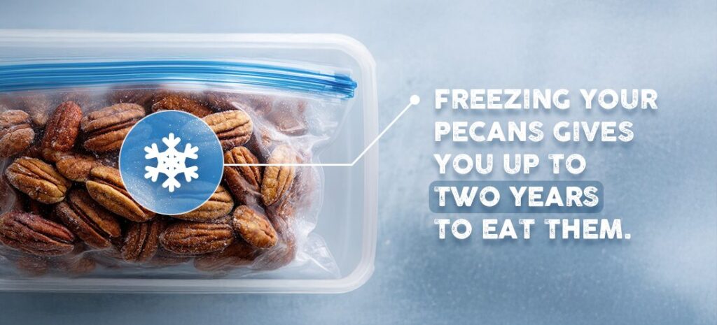Freeze Pecans for Future Snacking