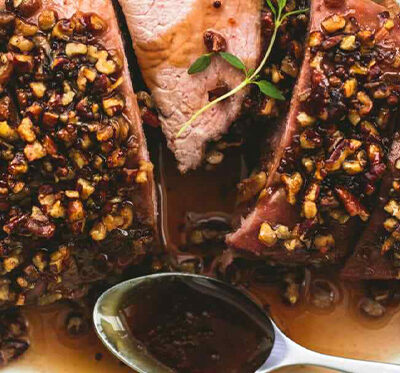 Pecan-Crusted Pork Tenderloin