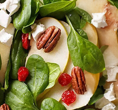 Apple Pecan Feta Salad