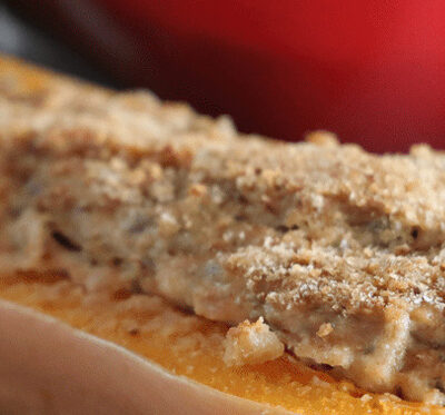 Pecan-Stuffed Butternut Squash