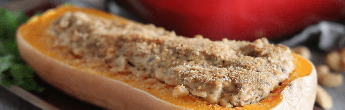 Pecan Stuffed Butternut Squash