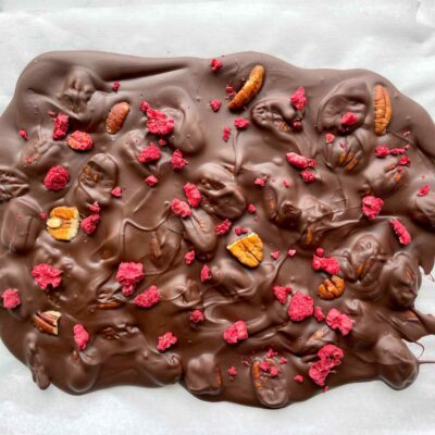 Pecan Raspberry Chocolate Bark Recipe
